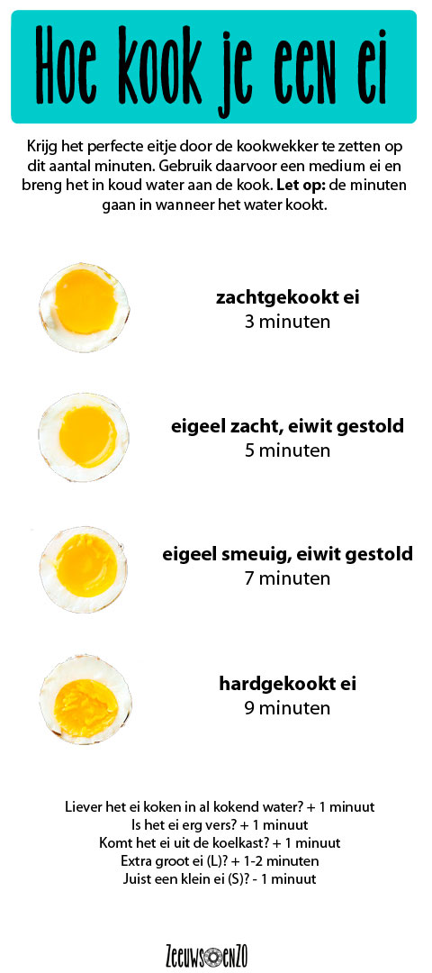 Hoe kook je een ei tips en advies