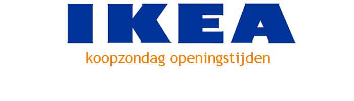 IKEA Koopzondag Openingstijden